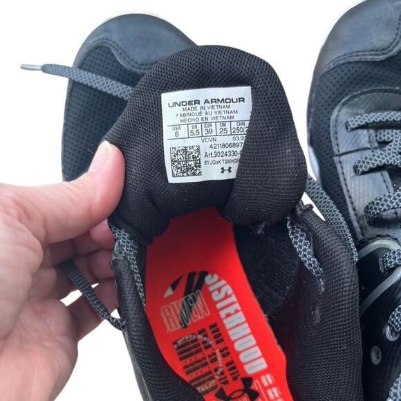 Under Armour Women’s Softball Cleats Size 7.5 or 8 Black | Sisterhood Series - Picture 9 of 14